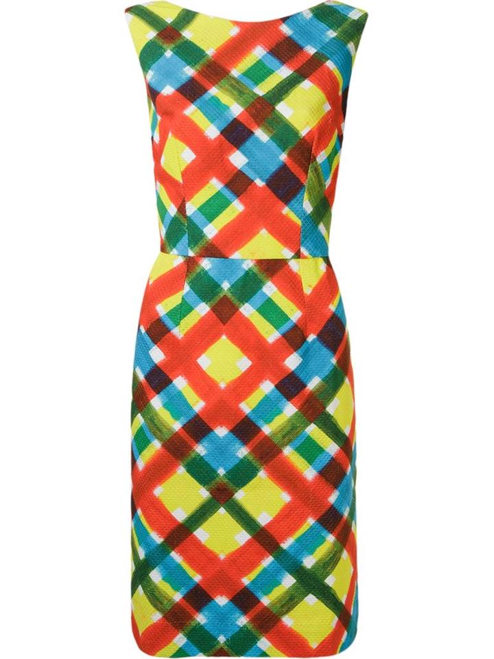 Isolda 'arco-íris' V Back Dress, Women's, Size: 40, Cotton