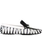 Tod's Fringed Printed Loafers