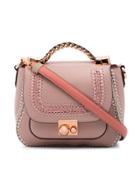 Sophia Webster Eloise Leather Shoulder Bag - Pink & Purple