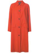 Paul Smith Button Up Coat - Yellow & Orange