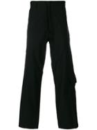 Yohji Yamamoto Cargo Pocket Trousers - Black