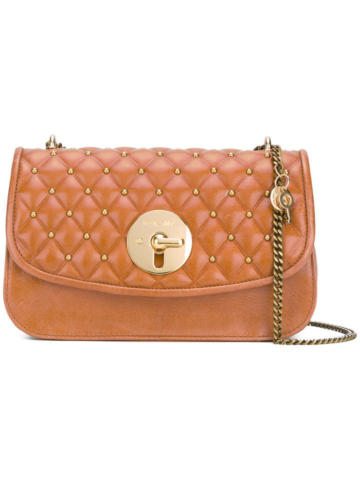 See By Chloé - 'lois' Cross Body Bag - Women - Leather/cotton - One Size, Nude/neutrals, Leather/cotton