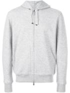 Brunello Cucinelli Cashmere Zipped Hoodie, Men's, Size: Large, Grey, Cotton/polyamide/cashmere
