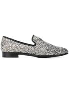 Giuseppe Zanotti Design Glitter Loafers - Metallic