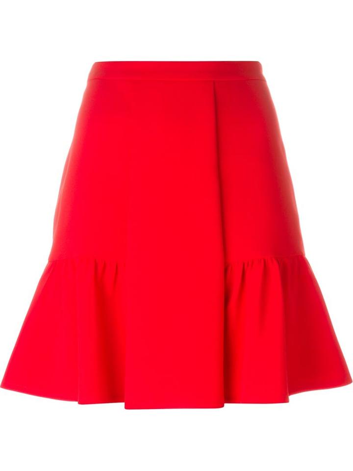 Boutique Moschino Pleated Hem Skirt