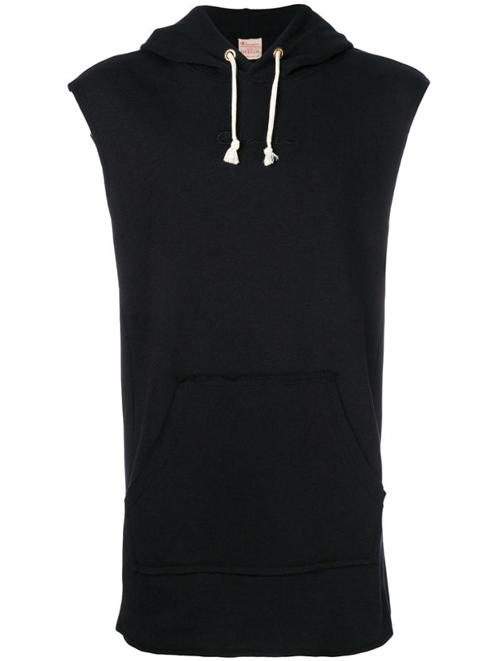 Champion Sleeveless Hoody - Black