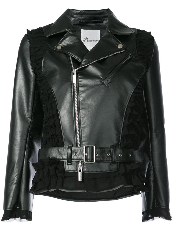 Comme Des Garçons Noir Kei Ninomiya Classic Biker Jacket - Black