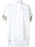 Aviù Crystal Embellished Shirt - White