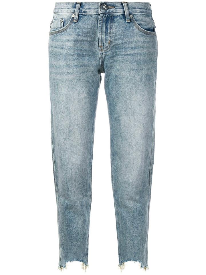 One Teaspoon Cropped Jeans - Blue