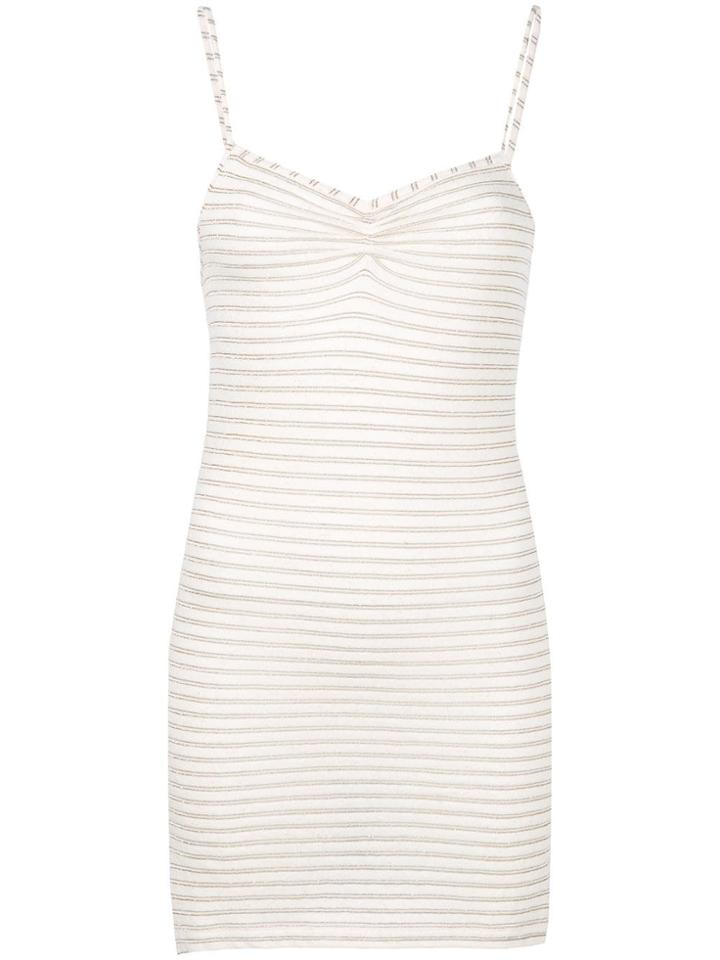 Forte Forte Spaghetti Stripe Top - Neutrals