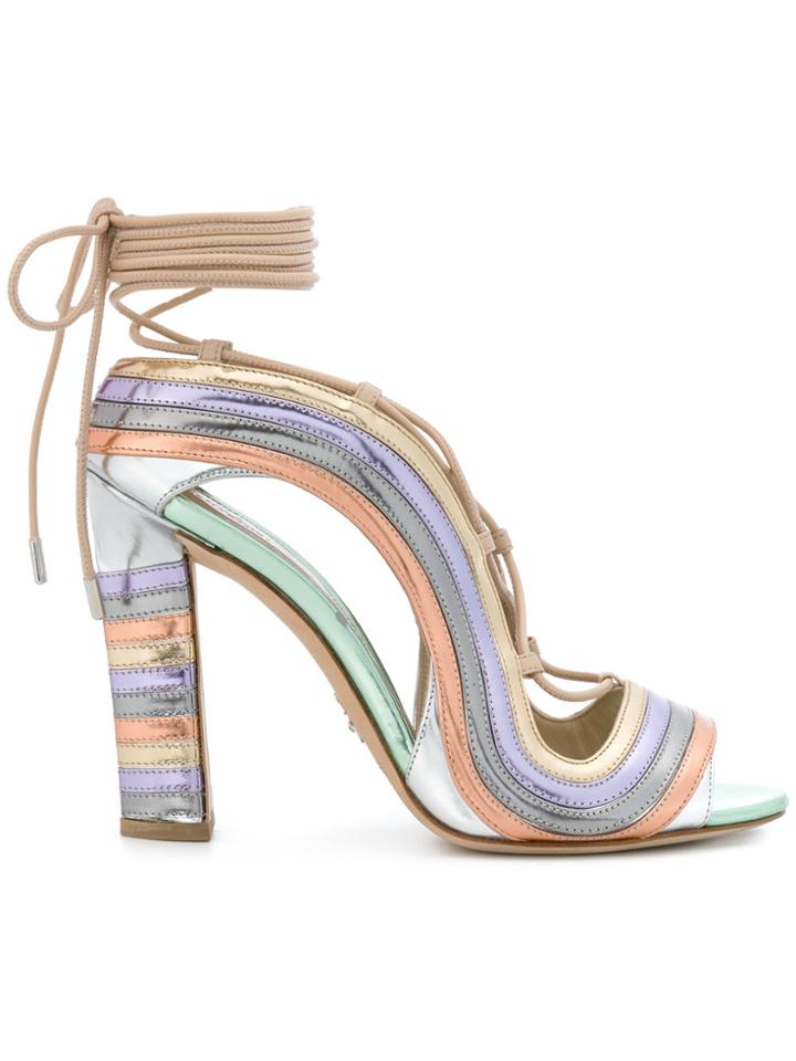 Paula Cademartori Crazy Stripes Metallic Rainbow - Multicolour