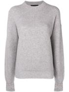 Alexander Wang Crystal Embellished Sweater - Grey