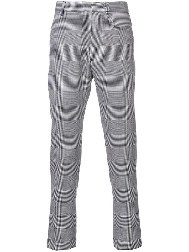 Cmmn Swdn Prince Of Wales Check Trousers - Black