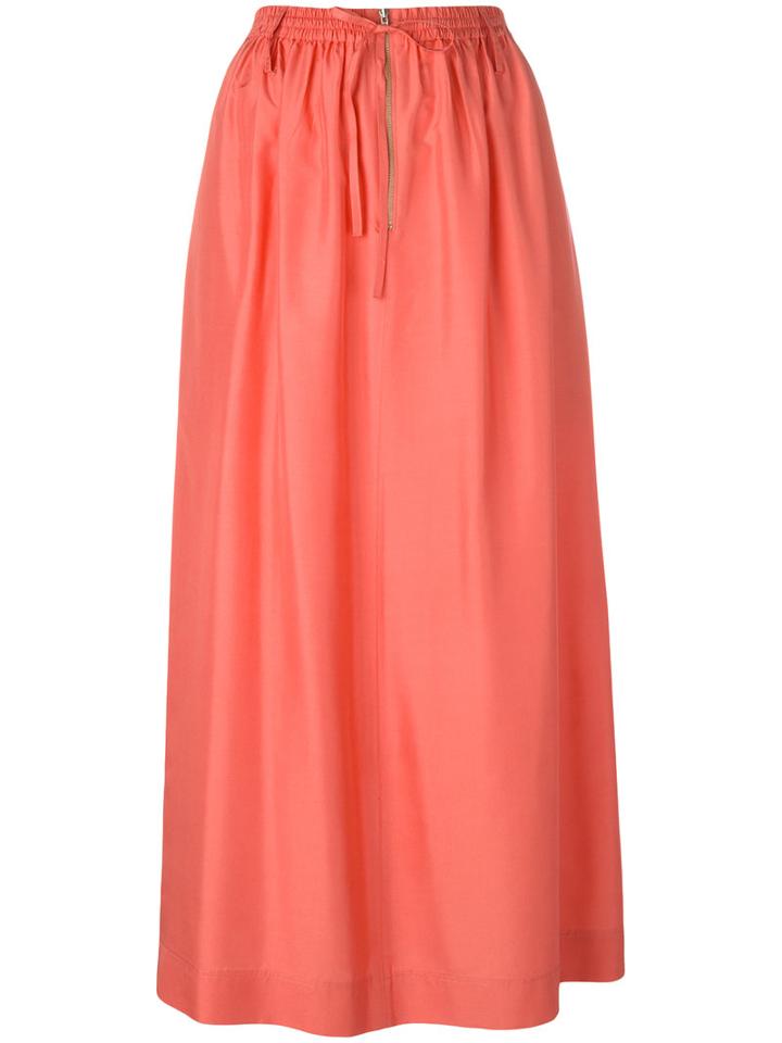 Joseph - Midi Full Skirt - Women - Silk - 42, Pink/purple, Silk