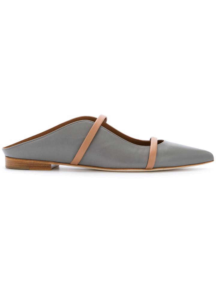 Malone Souliers Maureen Mules - Grey