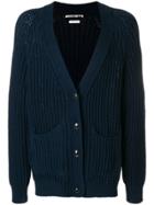 Common Wild Classic Fitted Cardigan - Blue
