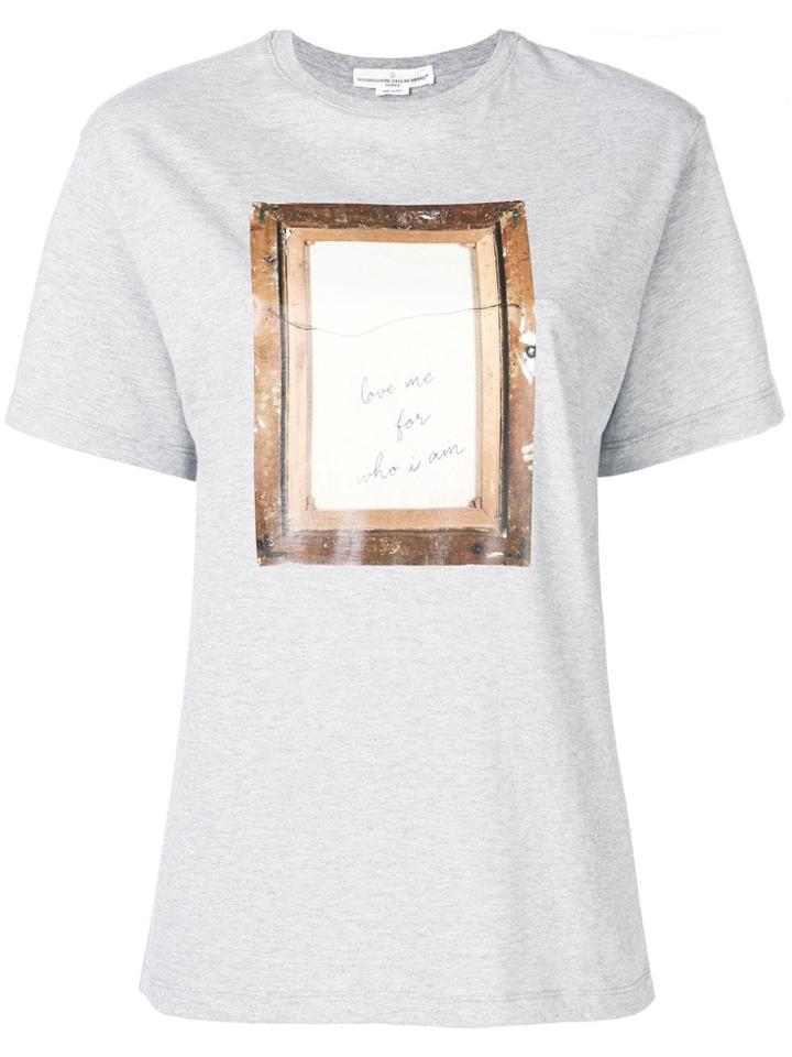 Golden Goose Deluxe Brand Graphic Printed T-shirt - Grey