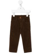 Maan - Corduroy Trousers - Kids - Cotton/spandex/elastane - 12 Mth, Brown