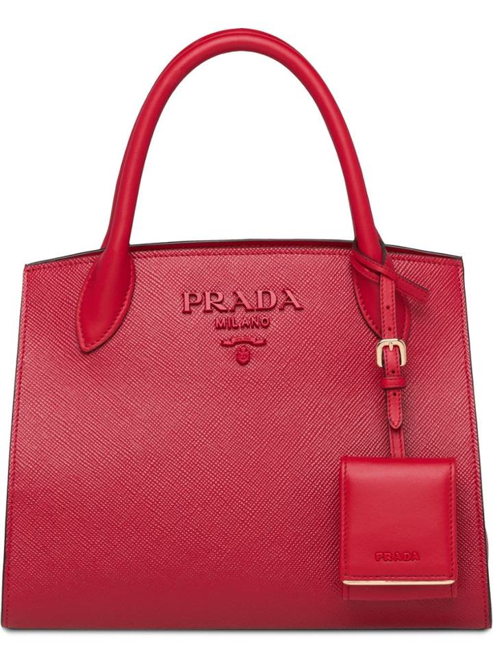 Prada Paradigme Tote - Red