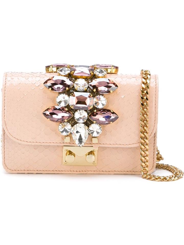Gedebe Mini 'cliky' Embellished Cross Body Bag