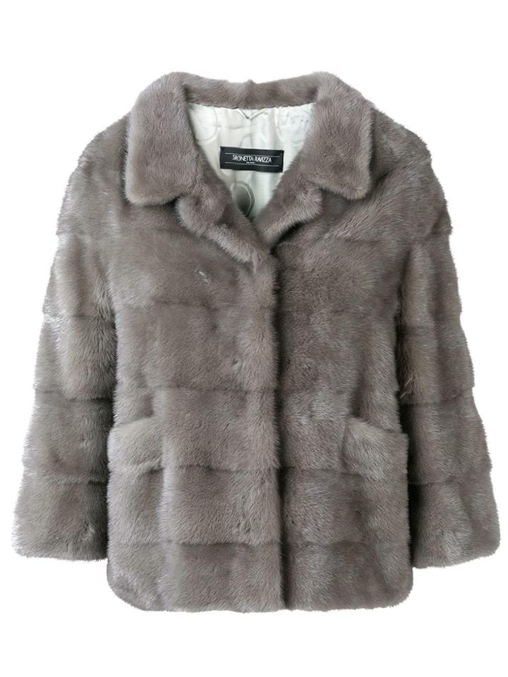 Simonetta Ravizza Concealed Front Jacket - Grey