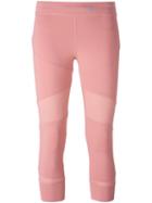 Adidas By Stella Mccartney Fitness Capris, Women's, Size: Small, Pink/purple, Spandex/elastane/recycled Polyester