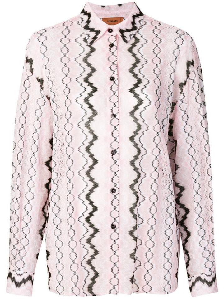 Missoni Abstract Print Blouse - Pink