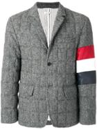 Thom Browne Downfilled Sport Coat With Red, White And Blue Armband