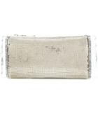 Edie Parker Chainmail Mesh Box Clutch, Women's, Grey