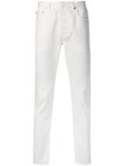 Valentino Rockstud Slim-fit Jeans - White