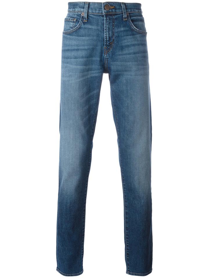 J Brand Tyler Taper Slim Fit Jeans, Men's, Size: 30, Blue, Cotton/polyurethane