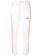 C & M Wynn Piping Track Pants - White