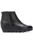 Hogl Wedge Ankle Boots - Black