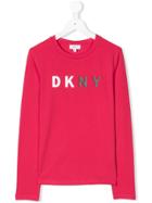 Dkny Kids Teen Long Sleeve T-shirt - Red