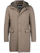 Herno Double Padded Coat - Brown