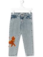 Gucci Kids Tiger Patch Jeans, Boy's, Size: 6 Yrs, Blue