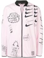 Nike Nathan Bell Printed Running Jacket - Pink