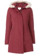 Peuterey Padded Parka Coat - Red