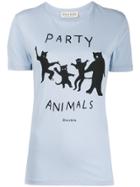 Être Cécile Party Animals T-shirt - Blue