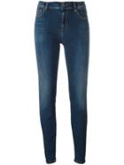 Twin-set Heart Pocket Jeans, Women's, Size: 28, Blue, Cotton/polyester/elastodiene