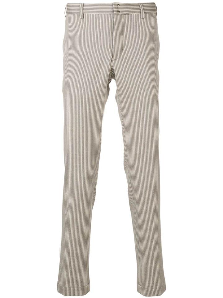 Incotex Striped Tailored Trousers - Neutrals