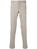 Incotex Striped Tailored Trousers - Neutrals