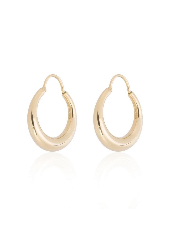 All Blues Gold Vermeil Fat Baby Snake Earrings - Metallic