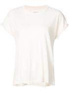 The Great Roll-sleeve Crew Neck T-shirt - White