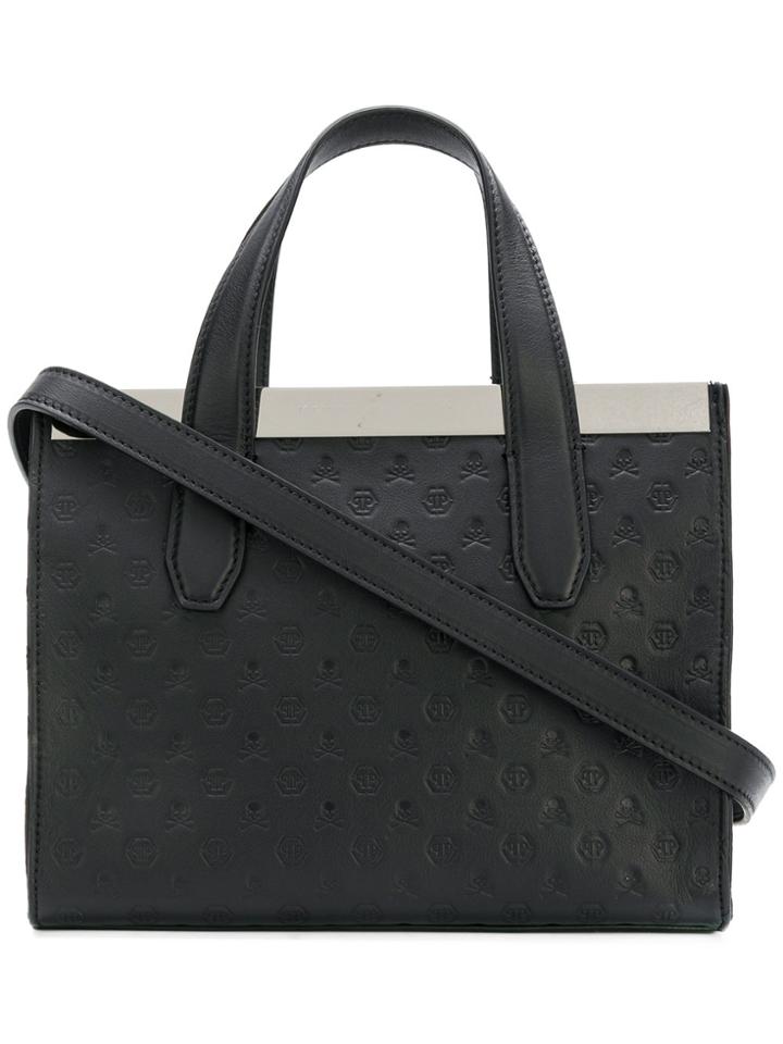 Philipp Plein Logo Print Tote Bag - Black