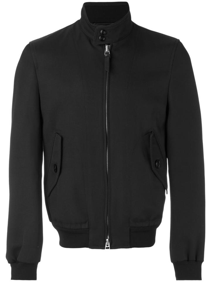 Tom Ford - Zipped Bomber Jacket - Men - Cotton/rayon - 48, Black, Cotton/rayon