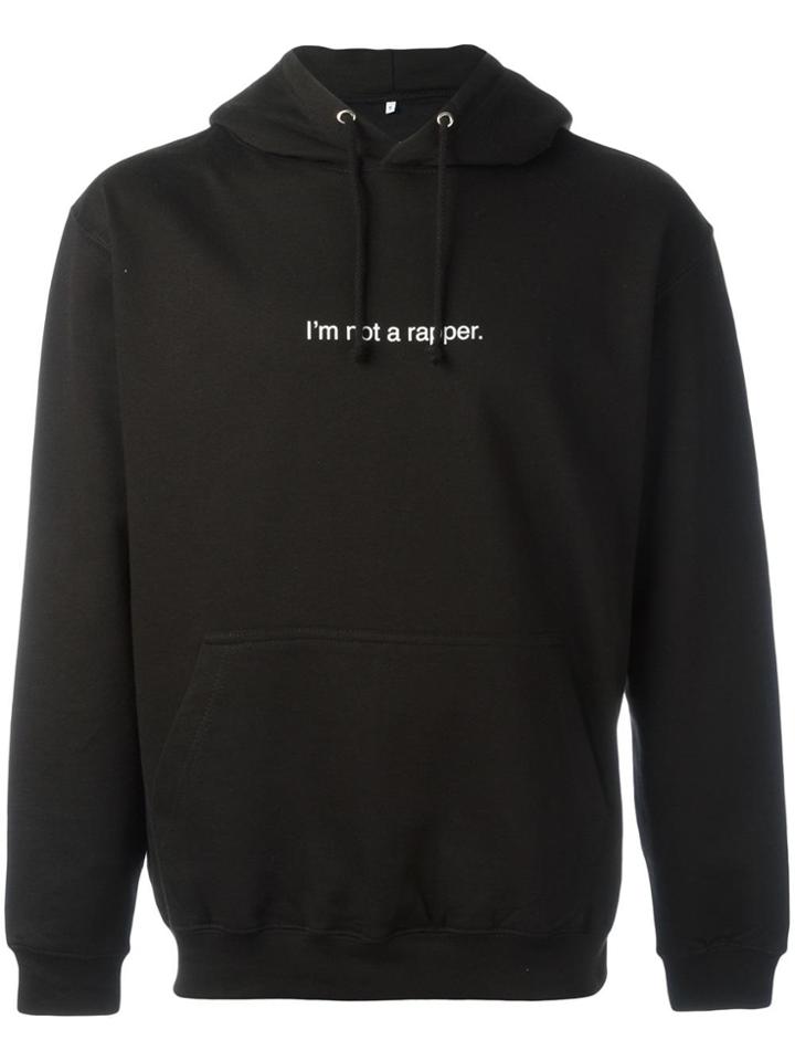 F.a.m.t. 'i'm Not A Rapper' Hoodie - Black