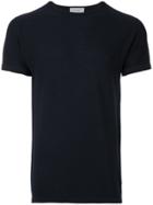 John Smedley Plain T-shirt - Blue