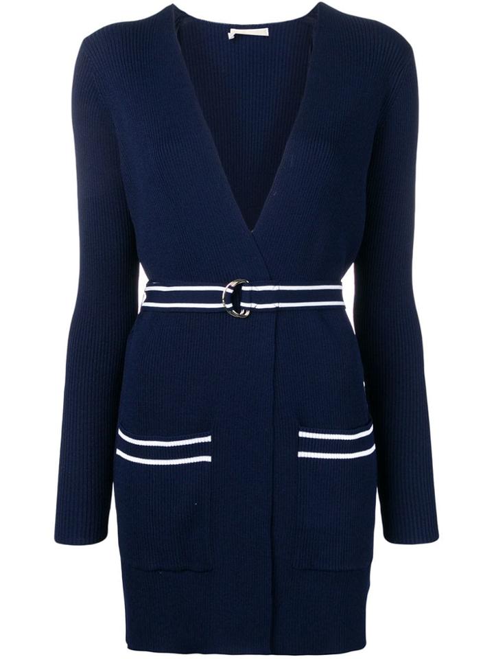 Michael Michael Kors Belted Cardigan - Blue