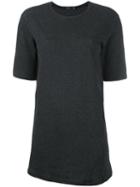 Klasica - 1/2 Sleeve T-shirt - Women - Cotton - 4, Grey, Cotton